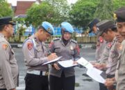Jaga Disiplin Internal, Sipropam Polresta Palangka Raya Cek Absensi Personel saat Apel Pagi