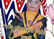 Arfa clemyra sabiya wati Ulang Tahun ke-8 tahun siswi yang berprestasi Ketua DPD DHN KPK Pepanri memberikan hadiah pada ulang tahunnya