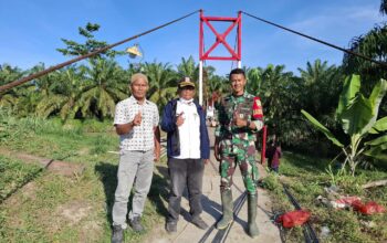 Kerja Keras TNI AD, Perbaikan Jembatan Gantung Desa Kandangan Diperkirakan Selesai Dikerjakan Sebelum Lebaran Idul Fitri 1447 H