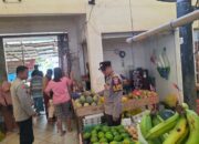 Polsek Bukit Batu Gelar Patroli Kamtibmas dan Kunjungi Pasar Rakyat Tangkiling