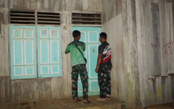 Satgas TMMD Reguler ke-127 Kodim 1015/Sampit, Patroli Bangunkan Warga Sahur