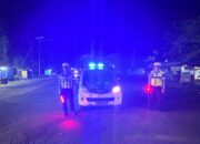 Satlantas Polres Kotim Tingkatkan Blue Light Patrol, Antisipasi Laka Lantas, Balapan Liar Dan Aksi Premanisme