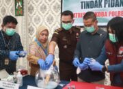 Bersinergi, Polresta Palangka Raya Musnahkan Ratusan Gram Barang Bukti Narkotika Hasil Pengungkapan Lima Kasus