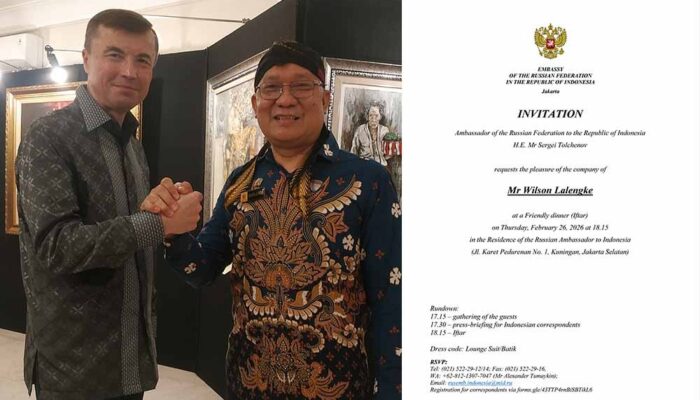 Wilson Lalengke Diundang Duta Besar Rusia untuk Buka Puasa Bersama di Kediaman Dubes