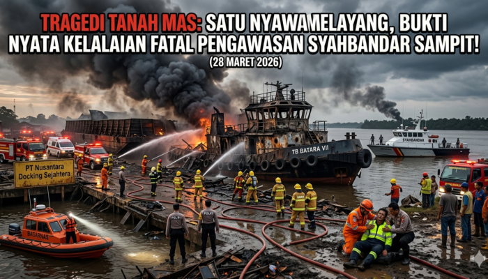 TRAGEDI TANAH MAS: Satu Nyawa Melayang, Bukti Nyata Kelalaian Fatal Pengawasan Syahbandar Sampit!