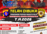 Polda Kalteng Buka Pendaftaran Rekruitmen Polri Tahun 2026 Jalur Akpol, Bintara dan Tamtama Gratis