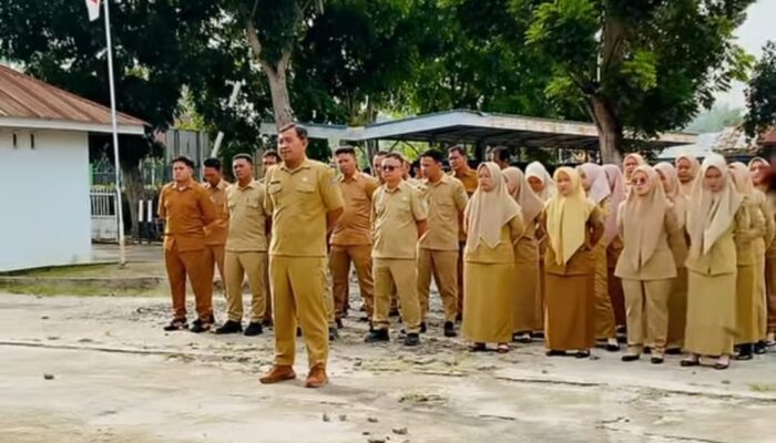 Apel Perdana Pasca Hari Raya Idul Fitri di Bapenda Batu Bara Dihiasi Halal Bihalal dan Semangat Baru