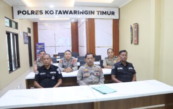 Perkuat Kinerja 2026, Polres Kotim Ikuti Rakernis Gabungan Divisi Polri Secara Virtual
