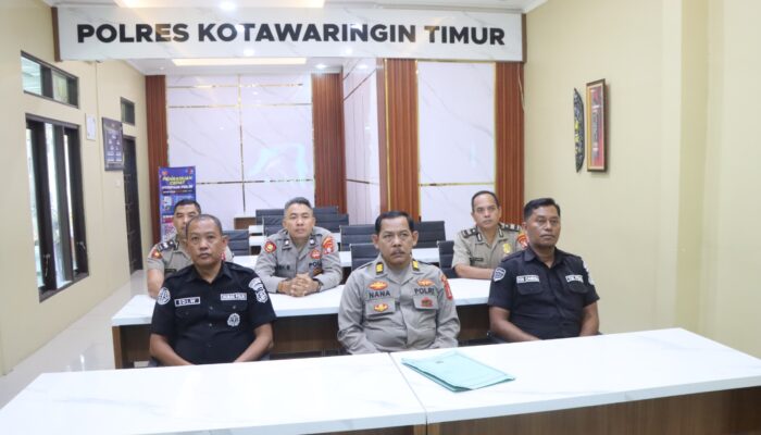 Perkuat Kinerja 2026, Polres Kotim Ikuti Rakernis Gabungan Divisi Polri Secara Virtual