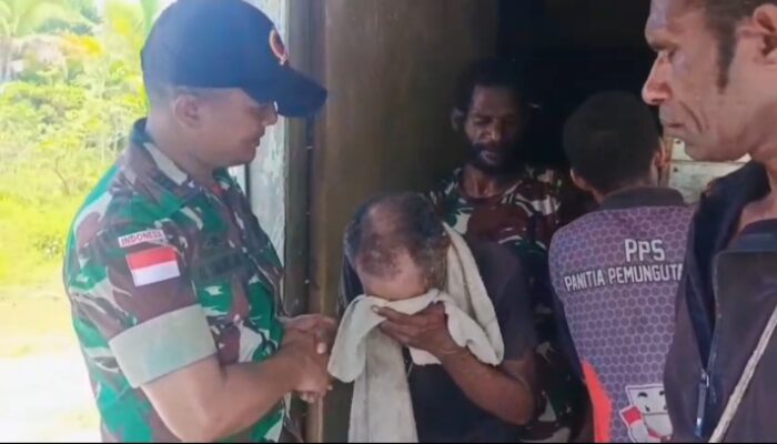 Pos Kaibar Hadir di Tengah Duka Masyarakat Kampung Yemu, Sampaikan Duka Cita dan Berikan Dukungan di Pedalaman Mappi