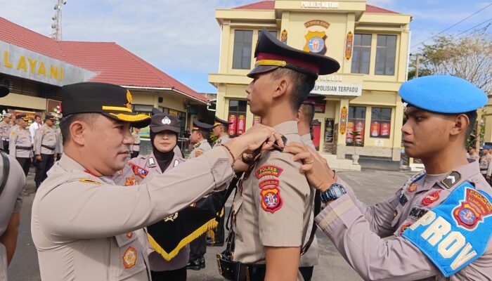 Penyegaran Organisasi, Kapolres Kotim Pimpin Sertijab Sejumlah Pejabat Utama dan Kapolsek