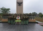 Peringati HUT Persit, Ketua Persit KCK Cab XII Kodim 1015/Sampit Hadiri Ziarah di TMP