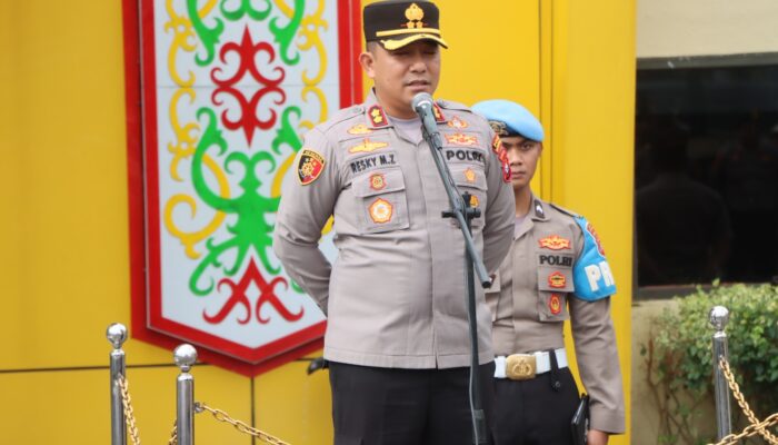 Fokus Keamanan Pasca-Lebaran, Kapolres Kotim Tekankan Mitigasi Kerawanan dan Kesehatan Personel