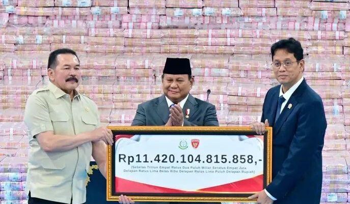 Penyelamatan Keuangan Negara Tembus Rp 11,4 Triliun, Presiden Prabowo Apresiasi Kinerja Satgas PKH