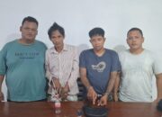 Saat Digerebek Wahyu Andika dan Dedi Putra Tak Berkutik Diborgol Polisi, 2,69 Gram Sabu Disita