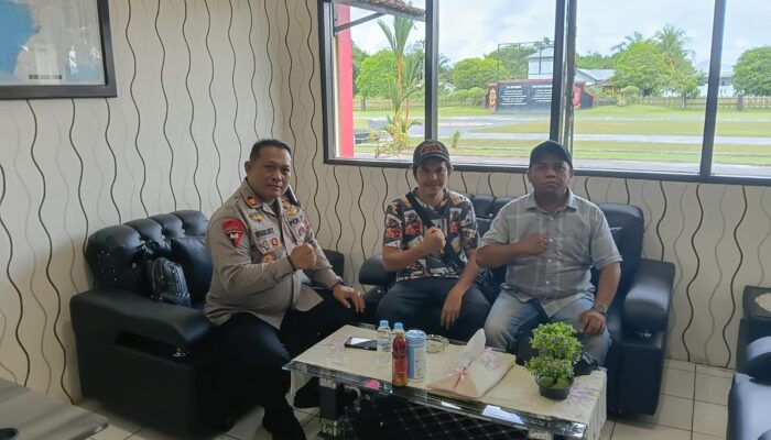 Pererat Sinergitas, Pemred Siberpatroli dan Perwakilan Indopers Sambangi Mako Batalyon B Pelopor Sampit