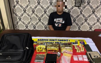 Polda Kalteng Bongkar Penyamaran Tukang Bangunan Pengedar Narkoba, 3 Kg Sabu Disita
