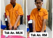 Satres Narkoba Polres Batu Bara Amankan Dua Pria di Dua Tempat Yang Berbeda
