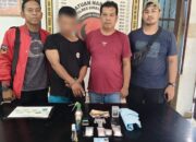 Residivis Narkoba Ini Gagal Lari Lompat Tembok, Meringkuk Tangan Diborgol Tim Polsek Dolok Batu Nanggar