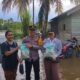 Polsek Mentaya Hulu Salurkan Bantuan untuk Warga Terdampak Banjir di Kuala Kuayan