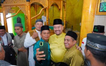 Bupati dan Wakil Bupati Batu Bara Laksanakan Sholat Idul Adha di Masjid Raya An-Nur Tanjung Tiram