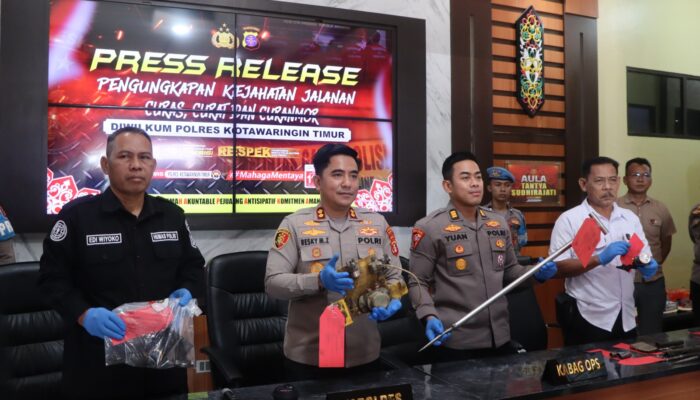 Polres Kotim Ungkap 80 Kasus Kejahatan Jalanan, Angka Kriminalitas Turun 20 Persen