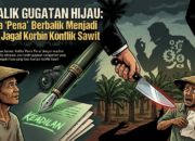 DI BALIK GUGATAN HIJAU: Ketika ‘Pena’ Berbalik Menjadi Pisau Jagal Korban Konflik Sawit