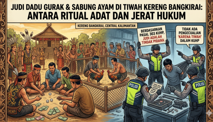 Judi Dadu & Sabung Ayam di Tiwah: Dari “Hiburan Adat” ke Dugaan Modus Infiltrasi Keramaian Dayak