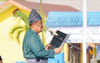 Bupati Batu Bara Pimpin Upacara Peringatan Hari Lahir Pancasila 2026, Bagikan 1.000 Bendera Merah Putih