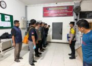 Pamapta III SPKT Polresta Palangka Raya Cek TKP Warga Binaan Meninggal di Lapas