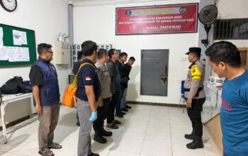 Pamapta III SPKT Polresta Palangka Raya Cek TKP Warga Binaan Meninggal di Lapas