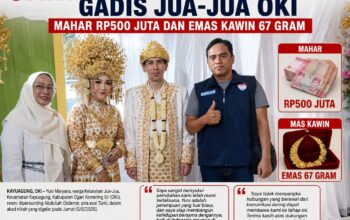 SAH! Pria Asal Turki Nikahi Gadis Jua-Jua OKI, Mahar Rp500 Juta dan Emas 67 Gram
