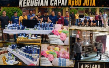 Rumah Ditinggal 7 Tahun Dijarah Habis, Polsek Dolok Batu Nanggar Bongkar Komplotan Empat Pencuri, Kerugian Korban Capai Rp 80 Juta