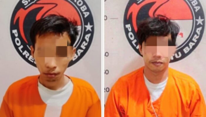 Dua Pria Warga Kecamatan Talawi Ini Tak Berkutik Ditangkap Satres Narkoba Polres Batu Bara