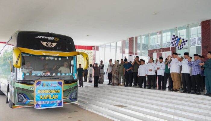 Bupati Batu Bara Lepas Kafilah MTQ ke-40 Tingkat Provinsi Sumatera Utara, Targetkan Kembali Kejayaan Qori dan Qoriah