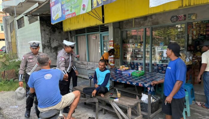 Satlantas Polres Kotim Gelar Sosialisasi Kamseltibcar Lantas, Sasar Knalpot Brong hingga Camot
