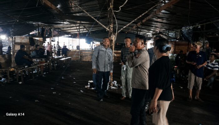 Patroli Polsek Sabangau Tindak Lanjuti Laporan Warga Terkait Dugaan Perjudian di Acara Tiwah