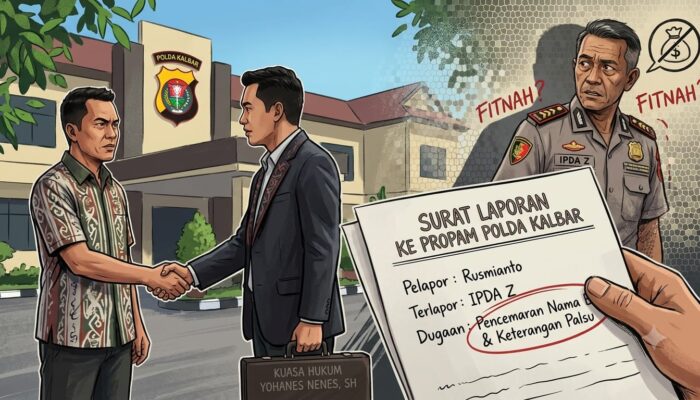 Oknum Polisi Dilaporkan ke Propam Polda Kalbar Terkait Dugaan Pencemaran Nama Baik