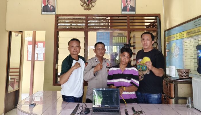Polsek Gunung Malela Tangkap Pelaku Pencurian Pembongkaran SD Negeri 095552 Kecamatan Siantar