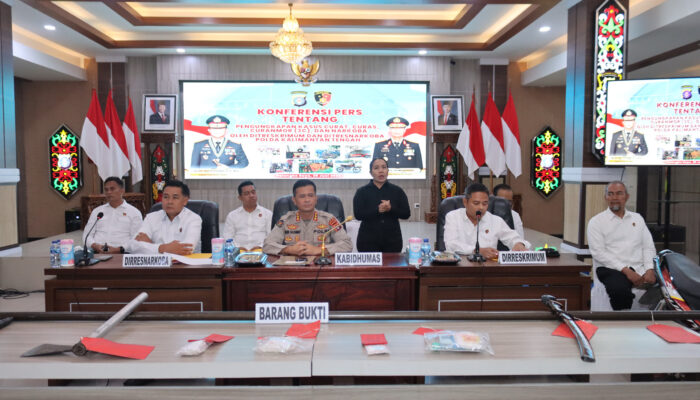 Polda Kalteng Ungkap 331 Kasus Narkoba dan Tangani 323 Kasus 3C Sepanjang Tahun 2026