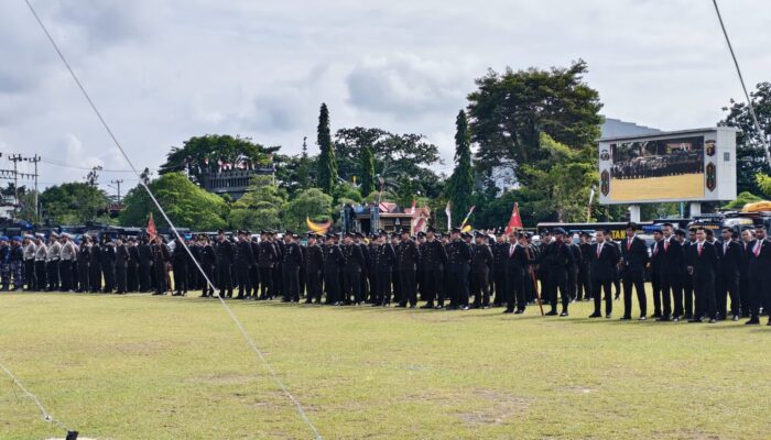 Perayaan Hari Bhayangkara Ke-80, Propam Polresta Palangka Raya Pastikan Kehadiran Personel di Lapangan Barigas Mapolda Kalteng