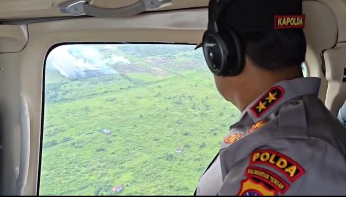 Kapolda Kalteng Komitmen Tindak Tegas Pelaku Karhutla