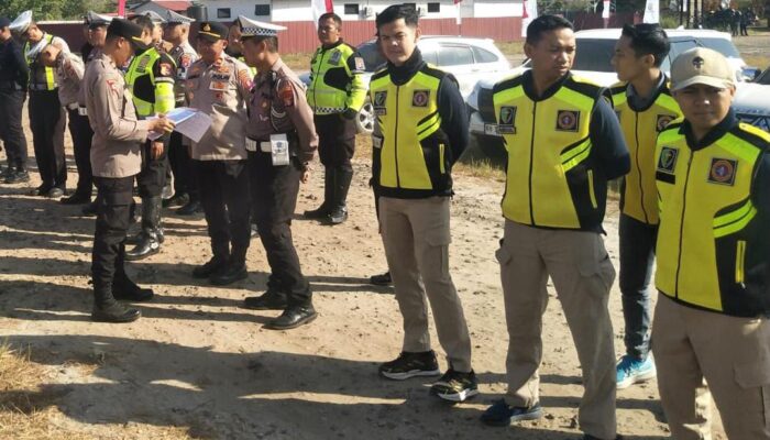 Apel Pengamanan Motoprix Kejurnas Putaran III Digelar, Personel Disiagakan di Sirkuit Sabaru