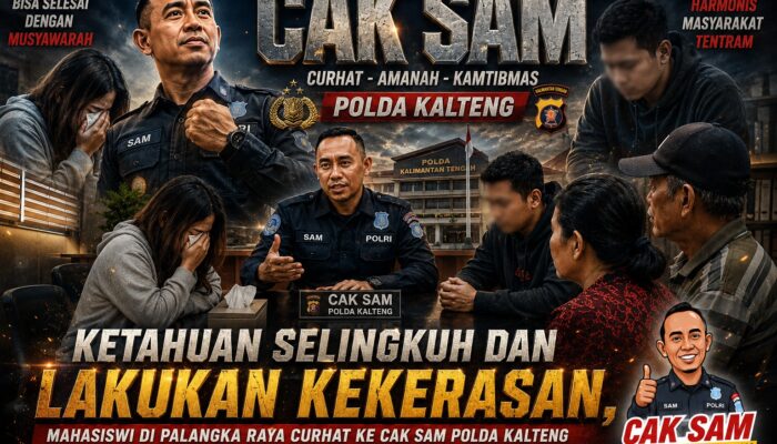 Ketahuan Selingkuh dan Lakukan Kekerasan, Pria Asal Kotim Dimediasi Bidhumas Polda Kalteng