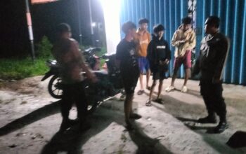 Hampiri Sekelompok Remaja, Polsek Bukit Batu Ingatkan Dampak Buruk Pergaulan Bebas