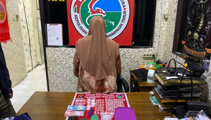 Diduga Bandar Sabu, Ibu Rumah Tangga di Kotim Diringkus Polisi bersama 63,19 Gram Barang Bukti