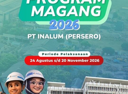 Kesempatan Emas bagi Mahasiswa, INALUM Buka Program Magang 2026