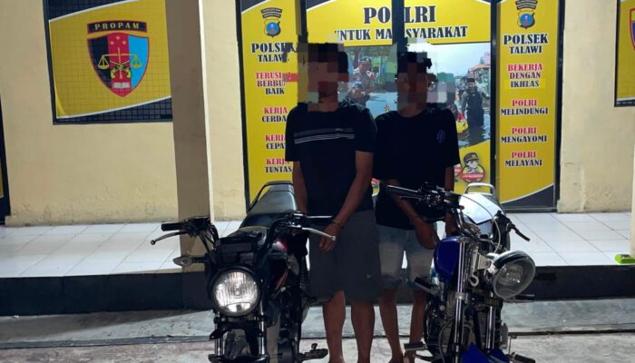 Polsek Talawi Bergerak Cepat, Dua Pelaku Pencurian Sepeda Motor Berhasil Diamankan Bersama Barang Bukti