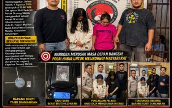 Wanita 29 Tahun Warga Aceh Tamiang Digerebek Polsek Gunung Malela di Kamar Hiburan Malam Bersama Gadis 19 Tahun Warga Setempat