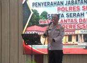 Kapolres Simalungun Pimpin Pisah Sambut Empat Jabatan Strategis di Jajaran Polres Simalungun
